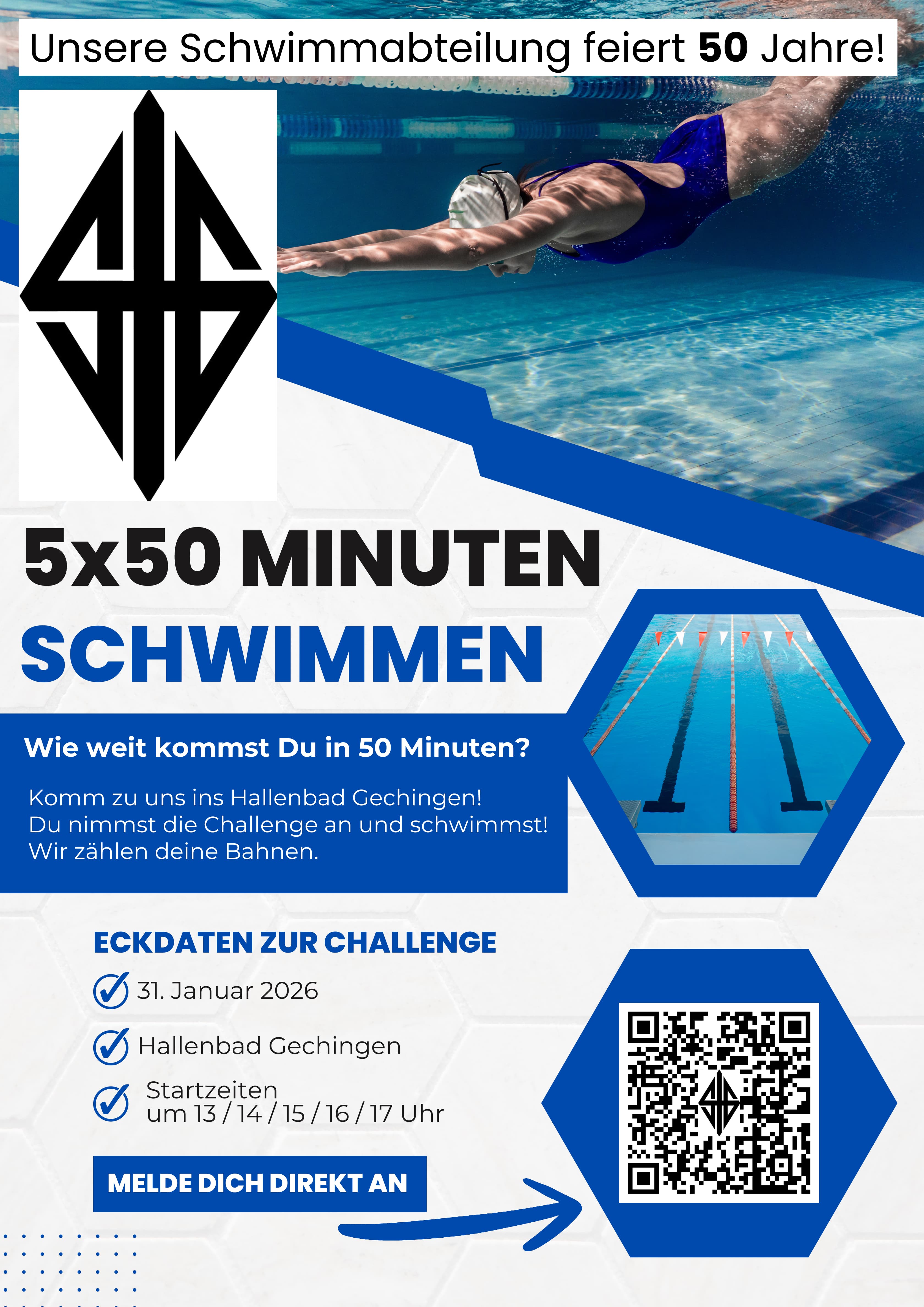 Flyer 50 Jahre SFG Schwimmen